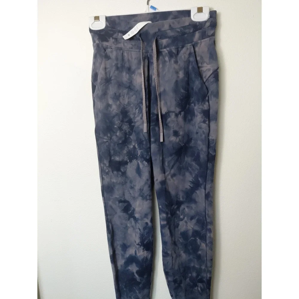 Lululemon Joggers Women's Sz 4 Gray Tie Dye Redy to Rulu Jogger Stretch Soft